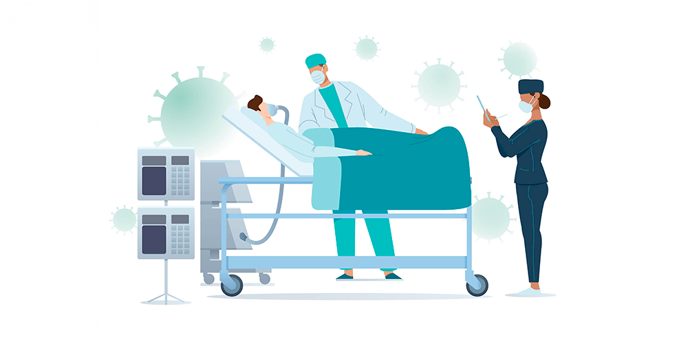 Management of patients hospitalized due to COVID-19 pneumonia 