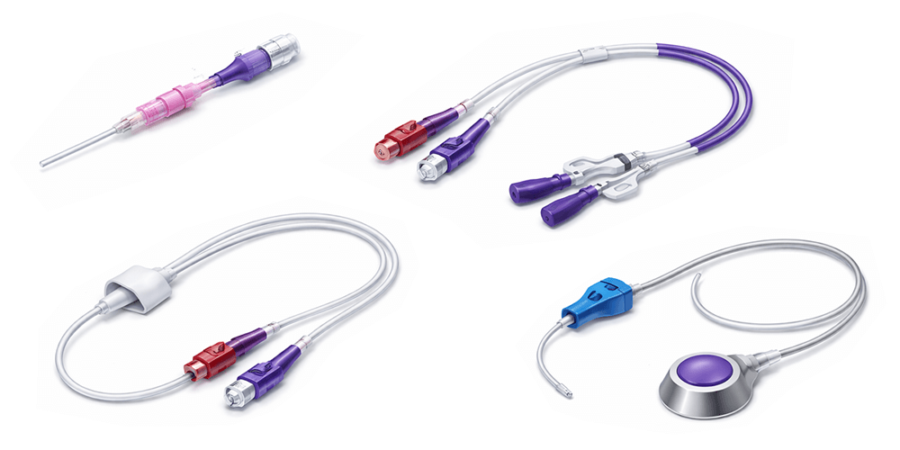 Categories and characteristics of venous vascular access devices -  Indications and contraindications